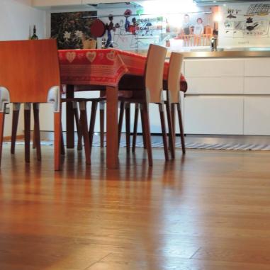 cucina con parquet